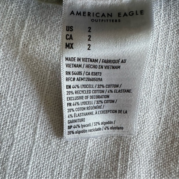 American Eagle Skirt Womens 2  Pleated Micro Mini Preppy Academia School Girl - Picture 9 of 10